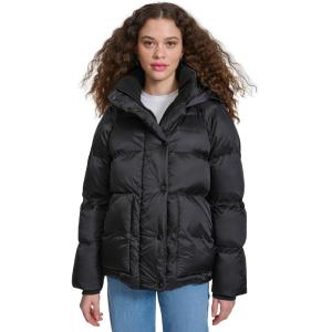 imageChampion womens Quilted Midweight Puffer Jacket With HoodBlack