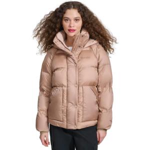 imageChampion womens Quilted Midweight Puffer Jacket With HoodWarm Taupe