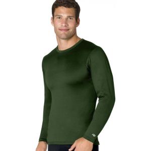 imageDuofold Mens Mid Weight Varitherm Crew Neck Thermal ShirtOlive