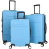 imageChampion 3Piece Luggage Set  21 25 29 Hardshell Suitcases with 8 Spinner Wheels  Expandable CarryOn ampamp Checked Luggage  Durable ABS Material  Travel Bags  Airline Approved  ChiveCender Blue