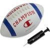imageChampion Blitz Football AllWeather Football Enhanced Grip Durable Rubber Cover and Molded Laces for Outdoor Sports ampamp Training Includes 6 Ball PumpWhiteSurf the WebTango Red