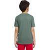 imageChampion Boys Boys Tee Shirt Short Sleeve Logo TShirt for KidsSignature Forest Green