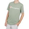 imageChampion Boys Boys Tee Shirt Short Sleeve Logo TShirt for KidsSignature Pale Green