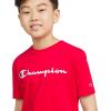 imageChampion Boys Boys Tee Shirt Short Sleeve Logo TShirt for KidsSignature Red