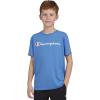 imageChampion Boys Boys Tee Shirt Short Sleeve Logo TShirt for KidsSignature Retro Blue