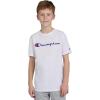 imageChampion Boys Boys Tee Shirt Short Sleeve Logo TShirt for KidsSignature White
