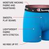 imageChampion Boys Everyday Active Lightweight Stretch Boxer Briefs  4 PackBlackBlueScripts