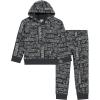 imageChampion Boys Jogger Set Fleece Hoodie and Sweatpants TracksuitIron