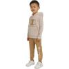 imageChampion Boys Jogger Set Fleece Hoodie and Sweatpants TracksuitKhaki