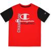 imageChampion Boys Shorts Sets 2 Piece Tee Shirt and Athletic Shorts for KidsCrimsonblack