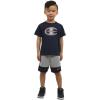imageChampion Boys Shorts Sets 2 Piece Tee Shirt and Athletic Shorts for KidsDark Navygrey