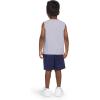 imageChampion Boys Shorts Sets 2 Piece Tee Shirt and Athletic Shorts for KidsNavy Bluegrey Heather