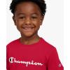 imageChampion Boys Shorts Sets 2 Piece Tee Shirt and Athletic Shorts for KidsSignature Lychee Red