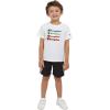 imageChampion Boys Shorts Sets 2 Piece Tee Shirt and Athletic Shorts for KidsSignature White