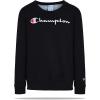 imageChampion Boys Sweatshirt for Kids Pullover Fleece Crewneck SweaterSignature Black