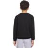 imageChampion Boys Sweatshirt for Kids Pullover Fleece Crewneck SweaterSignature Dark Black