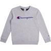 imageChampion Boys Sweatshirt for Kids Pullover Fleece Crewneck SweaterSignature Grey Heather
