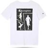 imageChampion Boys Tee Shirts 2 Pack Short Sleeve TShirts for Boys in Sizes 418Bright Whitered Poly