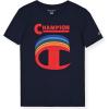 imageChampion Boys Tee Shirts 2 Pack Short Sleeve TShirts for Boys in Sizes 418Navywhite