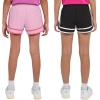 imageChampion Girls Heritage Foldover Mesh Running Basketball Short 275 Inch InseamBlackbright Pink