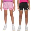imageChampion Girls Heritage Foldover Mesh Running Basketball Short 275 Inch InseamBlackbright Pink