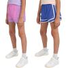 imageChampion Girls Heritage Foldover Mesh Running Basketball Short 275 Inch InseamSaxony Bluepurple