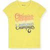 imageChampion Girls Tee Shirt for Kids Short Sleeve TShirt Girls TopsDutch Bluelimelight