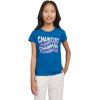 imageChampion Girls Tee Shirt for Kids Short Sleeve TShirt Girls TopsMeadow Blue