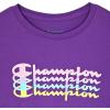 imageChampion Girls Tee Shirt for Kids Short Sleeve TShirt Girls TopsRoyal Lilac