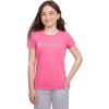 imageChampion Girls Tee Shirt for Kids Short Sleeve TShirt Girls TopsSignature Hot Pink