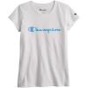 imageChampion Girls Tee Shirt for Kids Short Sleeve TShirt Girls TopsWhite