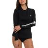 imageChampion Rash Guard for Women Womens Rash Guard Long Sleeve Shirts Rashguard Swim Shirt Women UPF 50 SPF ampamp UV ProtectionBlack