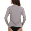 imageChampion Rash Guard for Women Womens Rash Guard Long Sleeve Shirts Rashguard Swim Shirt Women UPF 50 SPF ampamp UV ProtectionGrey
