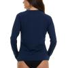 imageChampion Rash Guard for Women Womens Rash Guard Long Sleeve Shirts Rashguard Swim Shirt Women UPF 50 SPF ampamp UV ProtectionNavy