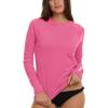 imageChampion Rash Guard for Women Womens Rash Guard Long Sleeve Shirts Rashguard Swim Shirt Women UPF 50 SPF ampamp UV ProtectionPink