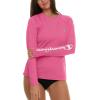 imageChampion Rash Guard for Women Womens Rash Guard Long Sleeve Shirts Rashguard Swim Shirt Women UPF 50 SPF ampamp UV ProtectionPink