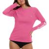imageChampion Rash Guard for Women Womens Rash Guard Long Sleeve Shirts Rashguard Swim Shirt Women UPF 50 SPF ampamp UV ProtectionPink