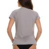 imageChampion Rash Guard for Women Womens Rash Guard Short Sleeve Shirts Rashguard Swim Shirt Women UPF 50 SPF ampamp UV ProtectionGrey