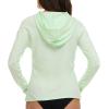 imageChampion Rash Guard for Women with Hood Long Sleeve Hoodie Swim Shirts for Women Quick Dry UPF 50 SPF Sun ampamp UV ProtectionLime