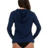 imageChampion Rash Guard for Women with Hood Long Sleeve Hoodie Swim Shirts for Women Quick Dry UPF 50 SPF Sun ampamp UV ProtectionNavy