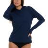 imageChampion Rash Guard for Women with Hood Long Sleeve Hoodie Swim Shirts for Women Quick Dry UPF 50 SPF Sun ampamp UV ProtectionNavy