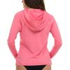imageChampion Rash Guard for Women with Hood Long Sleeve Hoodie Swim Shirts for Women Quick Dry UPF 50 SPF Sun ampamp UV ProtectionPink