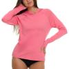 imageChampion Rash Guard for Women with Hood Long Sleeve Hoodie Swim Shirts for Women Quick Dry UPF 50 SPF Sun ampamp UV ProtectionPink