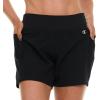 imageChampion Swim Board Shorts for Women 57 Swim Shorts Women with Pockets for Beach Pool SummerBlack