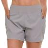 imageChampion Swim Board Shorts for Women 57 Swim Shorts Women with Pockets for Beach Pool SummerGrey