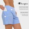 imageChampion Swim Board Shorts for Women 57 Swim Shorts Women with Pockets for Beach Pool SummerLight Blue