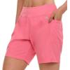 imageChampion Swim Board Shorts for Women 57 Swim Shorts Women with Pockets for Beach Pool SummerPink