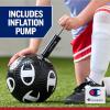 imageChampion Youth ampamp Adult Soccer Ball  Paneled Design Enhanced Control Durable Cover ampamp Butyl Bladder for Indoor ampamp Outdoor Training Sizes 3 4 5 Includes 6quot PumpSurf the WebWhite