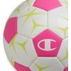 imageChampion Youth ampamp Adult Soccer Ball  Paneled Design Enhanced Control Durable Cover ampamp Butyl Bladder for Indoor ampamp Outdoor Training Sizes 3 4 5 Includes 6quot PumpWhiteOptic PinkEvening Primrose