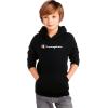imageChampion boys Boys Hoodie for Kids Sweatshirt Fleece Youth Pullover With HoodHeritage Black